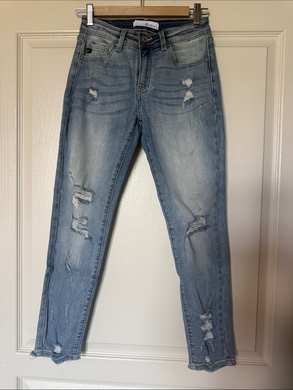 KanCan Light Blue Distressed Skinny Jeans